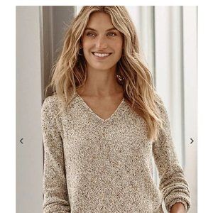J. Jill Marked V Neck Sweater NWT Sz Small